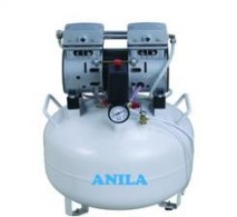 Oil Free Dental Air Compressor 0.75 HP 38 L